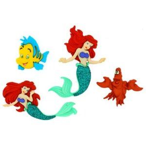 Little Mermaid w Sebastion & Flounder ~ Disney License ~ Jesse James Dress It Up